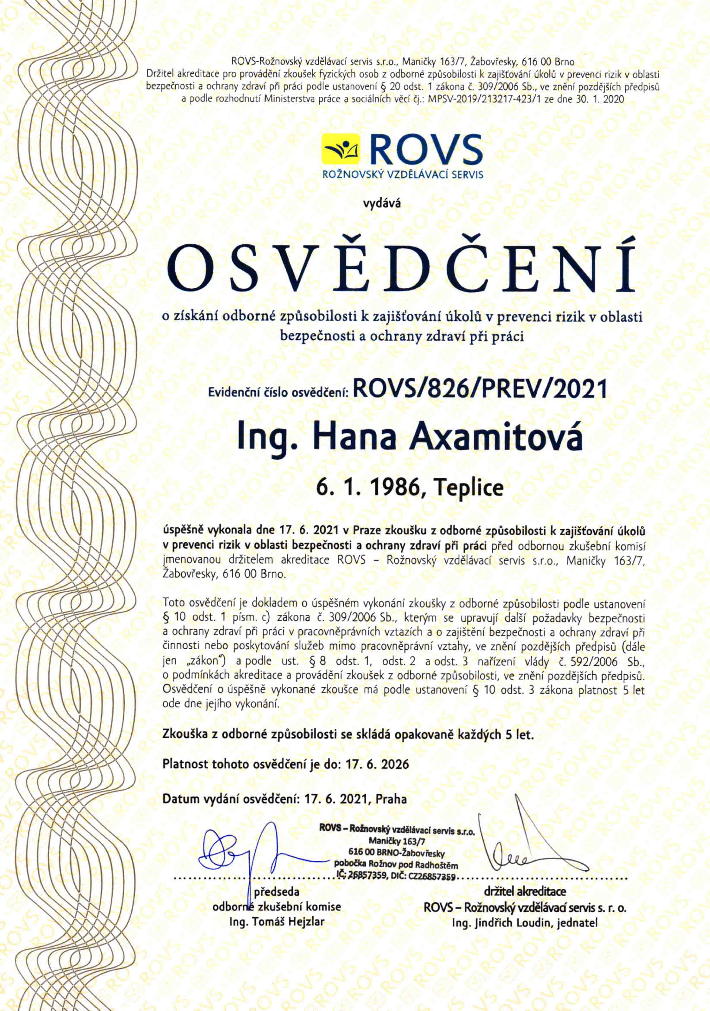 certifikaty
