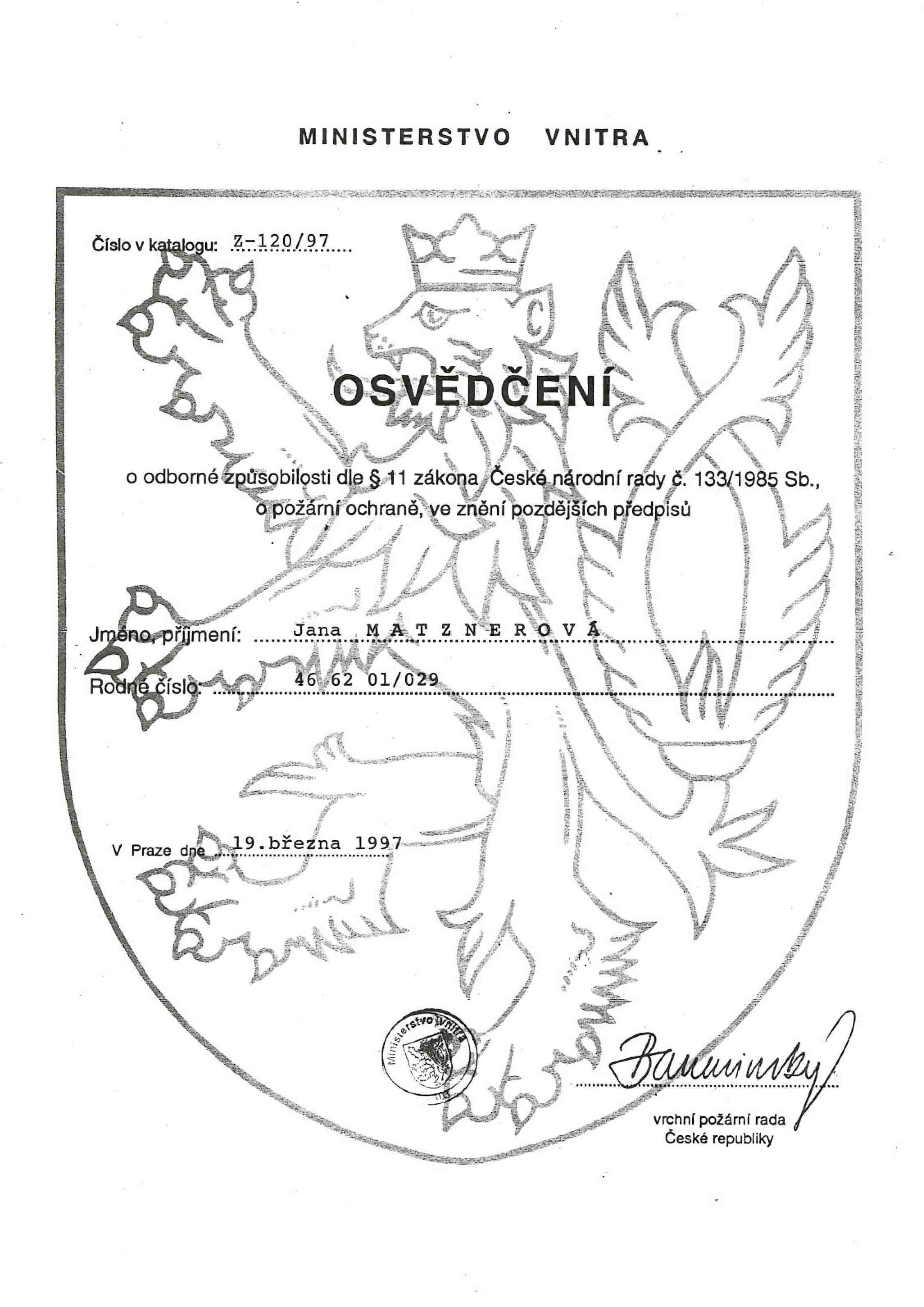 certifikaty