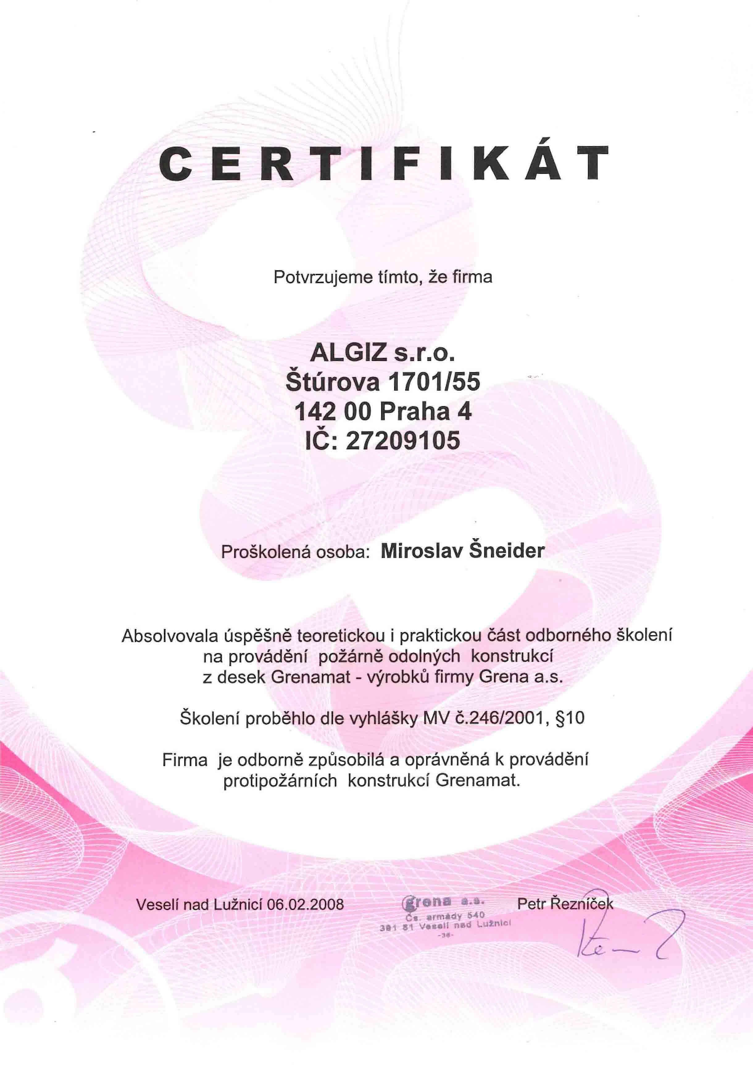 certifikaty