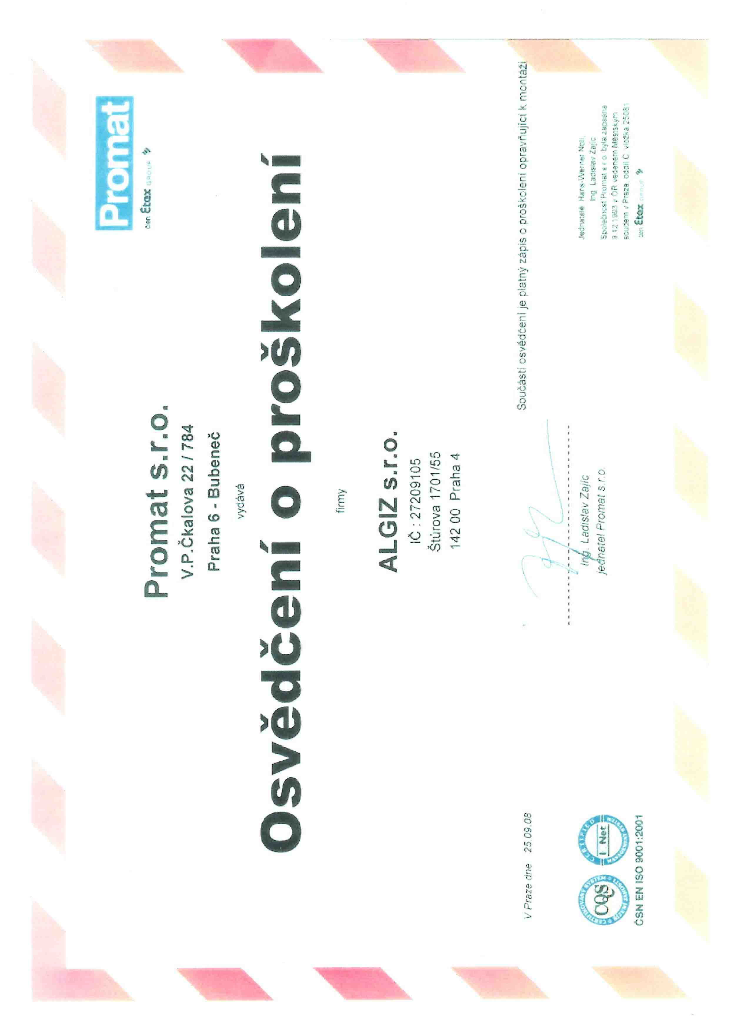 certifikaty