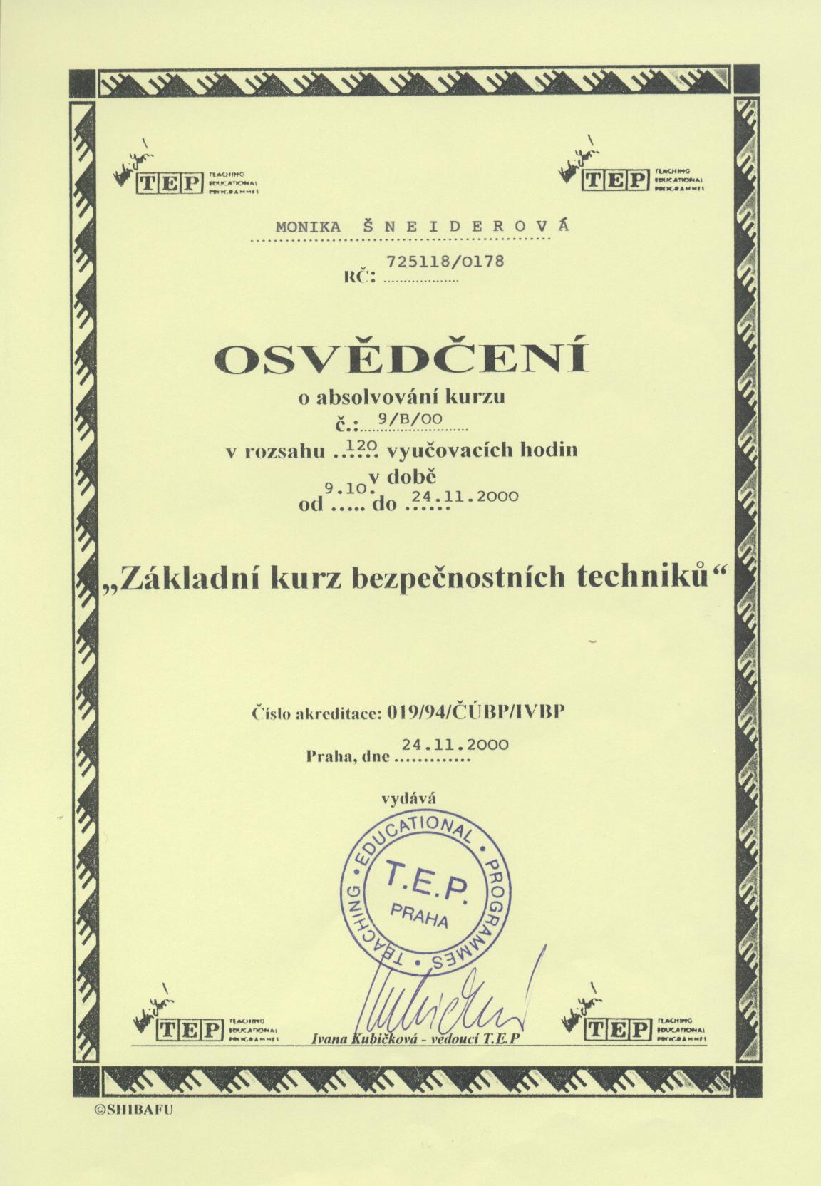 certifikaty