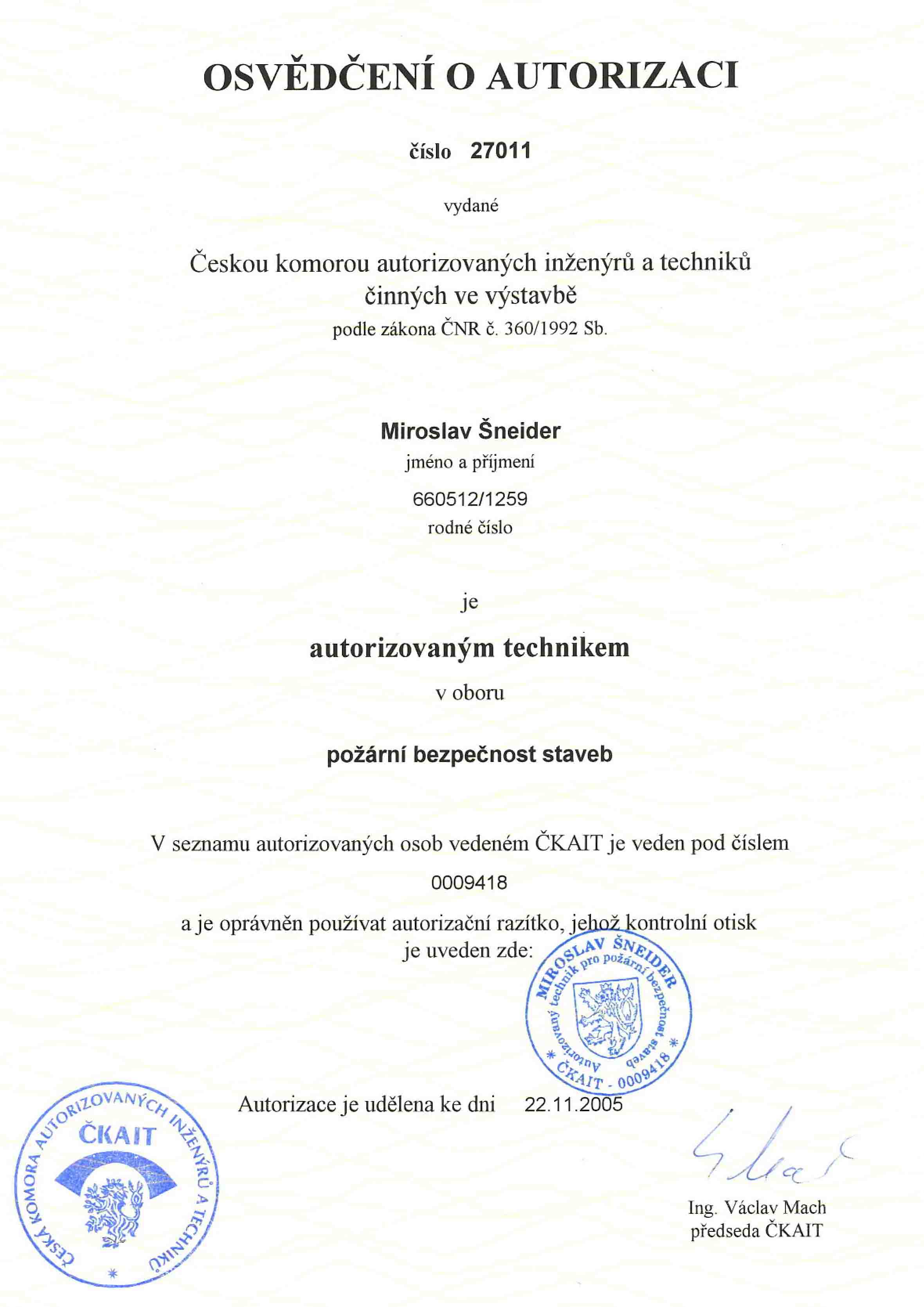 certifikaty